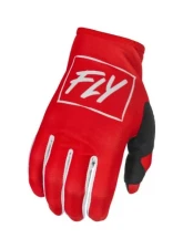 Fly Racing Youth Lite Gloves Red CLEARANCE                                     - 375-712YM - Image 2