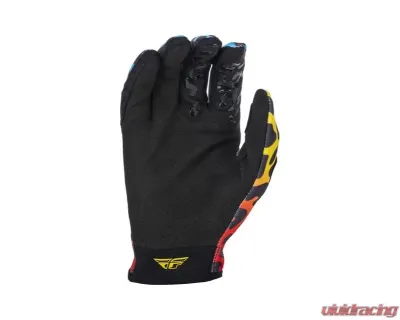 Fly Racing Lite SE Exotic Gloves - Red/Yellow/Blue - 375-7153X