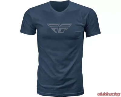Fly Racing F-Wing Tee Midnight Navy/Grey Medium - 352-0611M