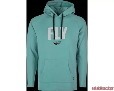 Fly Racing Weekender Hoodie Sea Green/Grey Medium - 354-0011M