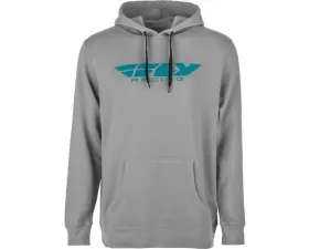 Fly Racing Corporate Pullover Hoodie Grey/Blue 2X-Large