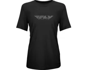 Fly Racing Women's Origin Corp Tee Black/Grey 2X-Large