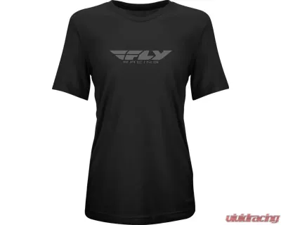 Fly Racing Women's Origin Corp Tee Black/Grey 2X-Large - 356-01002X