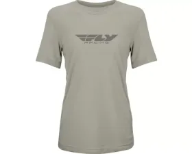 Fly Racing Women's Origin Corp Tee Stone Heather 2X-Large