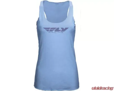 Fly Racing Women's Corporate Tank Light Blue 2X-Large - 356-61552X