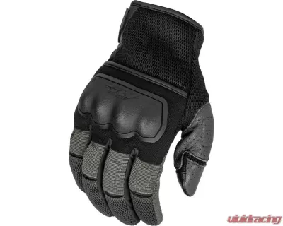 Fly Racing Coolpro Force Gloves Black/Grey Large - 476-4126L