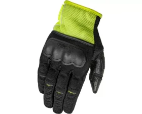 Fly Racing Coolpro Force Gloves Black/Hi-Vis Yellow 2X-Large