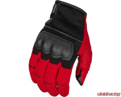 Fly Racing Coolpro Force Gloves Black/Red 2X-Large - 476-41292X