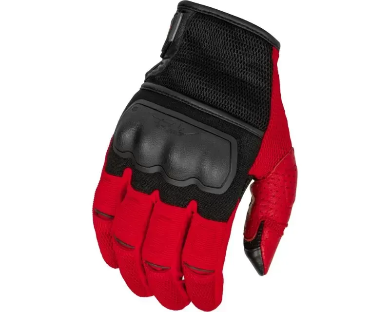 Fly Racing Coolpro Force Gloves Black/Red Small - 476-4129S
