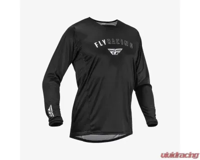 Fly Racing Patrol Jersey Black/White 2X-Large - 376-6502X