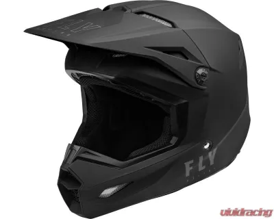 Fly Racing 2X Solid Matte Black Helmet - 73-34732X