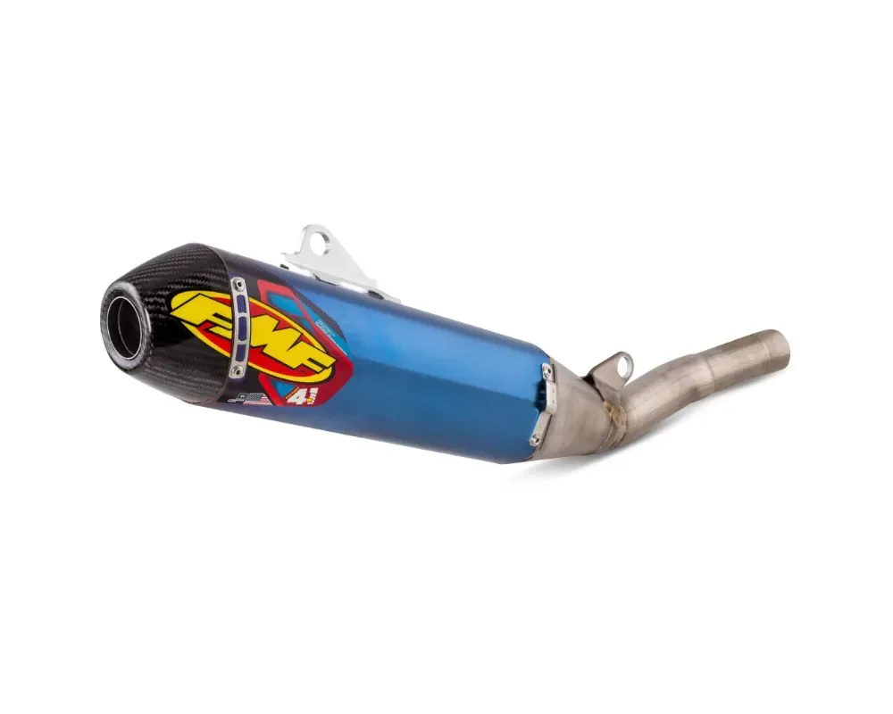 FMF Factory 4.1 RCT Titanium Anodized Slip-On w/ Carbon Cap Yamaha WR450F | YZ450F | YZ450FX 2018-2021 - 044445