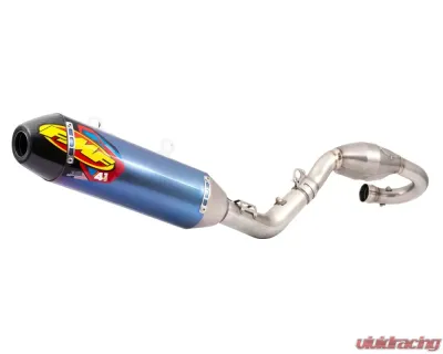 FMF Factory 4.1 RCT Anodized Titanium Full System w/ Carbon Cap Gas Gas | Husqvarna | KTM 350 2019-2021 - 045637