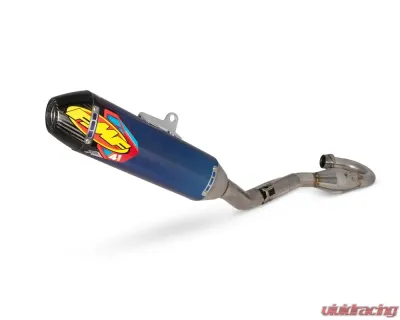 FMF Factory 4.1 RCT Anodized Titanium Full System w/ Carbon Cap Honda CRF450R 2021 - 041605