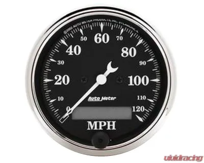 AutoMeter Direct Fit Gauge Kit 5pc Old Tyme Black Chevrolet Truck 1940-1946 - 7057-OTB