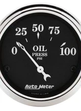 AutoMeter Direct Fit Gauge Kit 5pc Old Tyme Black Chevrolet Truck 1940-1946                                     - 7057-OTB - Image 4