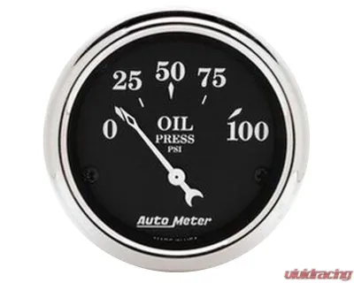 AutoMeter Direct Fit Gauge Kit 5pc Old Tyme Black Chevrolet Truck 1940-1946 - 7057-OTB