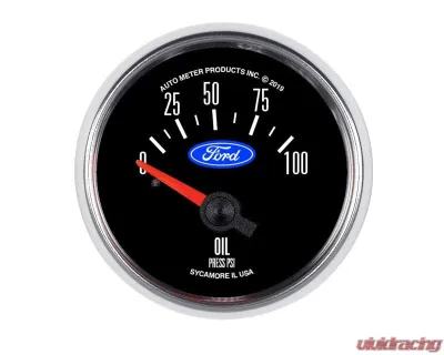 AutoMeter Oil Pressure Gauge 2-1/16" 100 PSI Ford - 880821