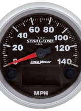 AutoMeter Sport-Comp II Fitech Gauge 3 3/8" ICAN Speedometer 140 Mph                                     - 880828 - Image 2