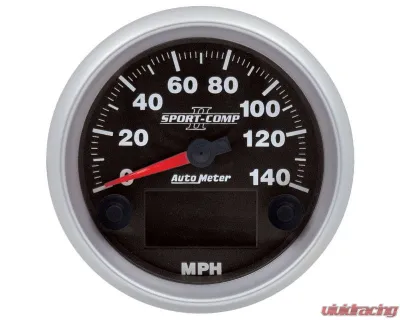AutoMeter Sport-Comp II Fitech Gauge 3 3/8" ICAN Speedometer 140 Mph - 880828