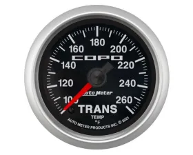 AutoMeter Digital Trans Temp Gauge 52mm 100-260F Chevrolet COPO Camaro