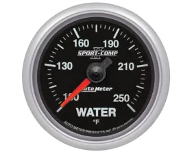 AutoMeter Sport-Comp II Water Temp Gauge 2-1/16