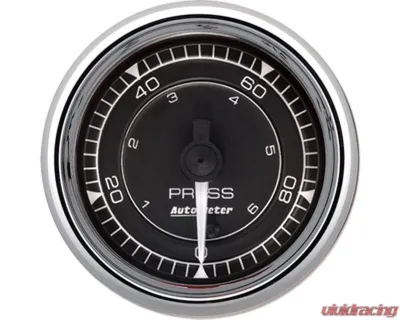AutoMeter Chrono 2-1/16" 100PSI Digital Stepper Motor Pressure Gauge Chrome - 9753