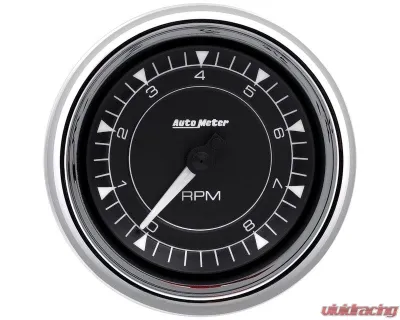 AutoMeter 3-3/8" 8K RPM In-Dash Tachometer Gauge Chrome - 9797