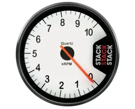 AutoMeter Tacho Clubman 80mm White 10k RPM