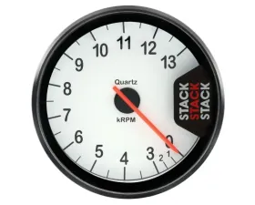 AutoMeter Tacho Clubman 80mm White 0313k RPM