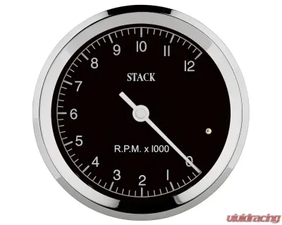 AutoMeter Tacho Classic 80mm Black 12k RPM - ST200C-012