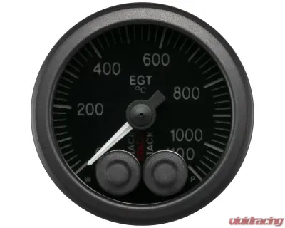 AutoMeter Gauge EGT Pro-Cntrl 52mm Blk 1100deg.C - ST3513