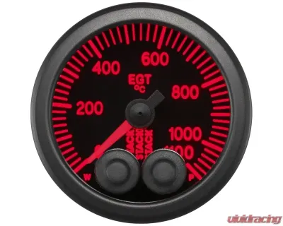 AutoMeter Gauge EGT Pro-Cntrl 52mm Blk 1100deg.C - ST3513
