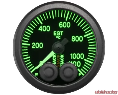 AutoMeter Gauge EGT Pro-Cntrl 52mm Blk 1100deg.C - ST3513