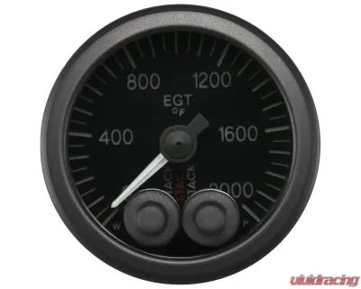 AutoMeter Gauge EGT Pro-Cntrl 52mm Blk 2000deg.F - ST3514