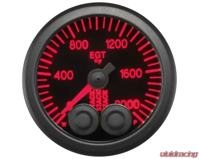 AutoMeter Gauge EGT Pro-Cntrl 52mm Blk 2000deg.F - ST3514