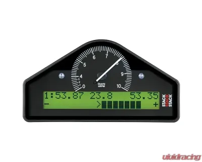 AutoMeter Race Display ST8100-F-EC, Pre-Configured Black, 0-4-10K RPM, 7.5"x4"x1.5" - ST8100-F-EC