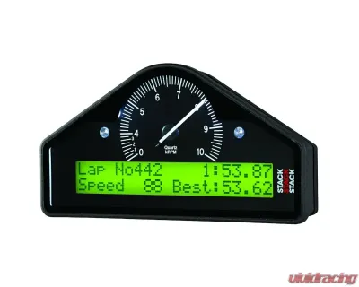 AutoMeter Race Display ST8100-F-EC, Pre-Configured Black, 0-4-10K RPM, 7.5"x4"x1.5" - ST8100-F-EC