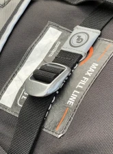 Giant Loop 1 Inch Wide Webbing Black Cinch Straps w/ Polished Aluminum Thumb Lock Fasteners                                     - CINCH - Image 6