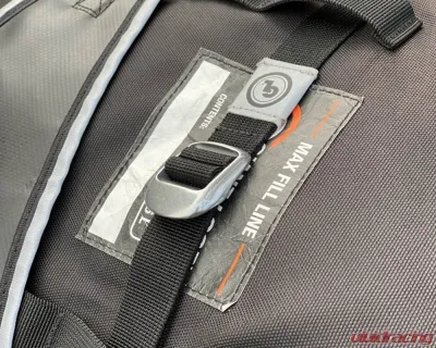 Giant Loop 1 Inch Wide Webbing Black Cinch Straps w/ Polished Aluminum Thumb Lock Fasteners - CINCH