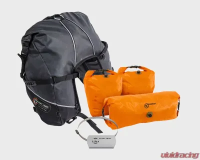 Giant Loop 68 Liters Black Rugged Bomb Shell Great Basin Saddlebag - GBSB23-B