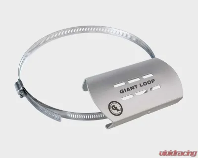 Giant Loop Brushed Aluminum Hot Springs Heat Shield w/ Stainless Clamp - HS23