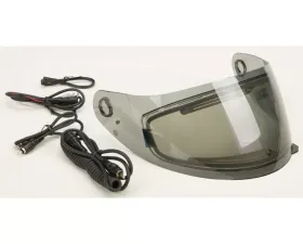 GMAX Shield Electric Lens Smoke w/Cord Kit GM-64/MD-01