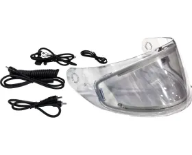 GMAX Shield Electric Lens Clear w/Cord Kit FF-98