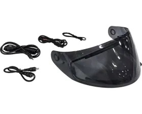GMAX Shield Electric Lens Smoke w/Cord Kit FF-98