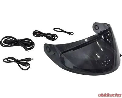 GMAX Shield Electric Lens Smoke w/Cord Kit FF-98 - G098009