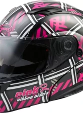 GMAX MD-01 Pink Ribbon Riders Helmet                                     - G1012406 - Image 4