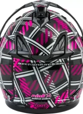 GMAX GM-11S Dual-Sport Pink Ribbon Riders Snow Helmet                                     - G21110403 - Image 3