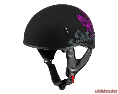 GMAX HH-65 Corvus Helmet Matte Black/Purple/Grey - X-Small - H16510963