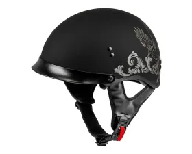 GMAX HH-65 Corvus Helmet w/ Peak Matte Black/Tan - 2X-Large